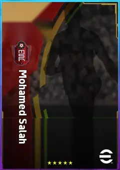 Mohamed Salah eFootball 2026 player card, 84 OVR RWF
