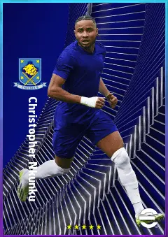 Christopher Nkunku eFootball 2026 player card, 82 OVR AMF