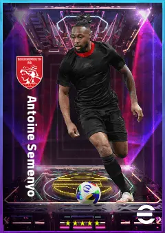 Antoine Semenyo eFootball 2026 player card, 82 OVR RWF