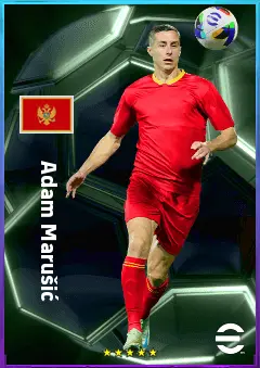 Adam Marušić eFootball 2026 player card, 80 OVR LB