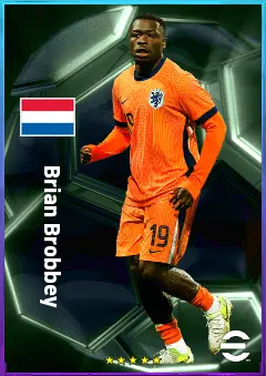 Brian Brobbey eFootball 2026 player card, 81 OVR CF