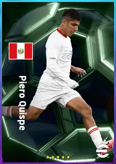 Piero Quispe eFootball 2026 player card, 78 OVR AMF