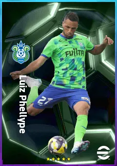 Luiz Phellype eFootball 2026 player card, 75 OVR CF