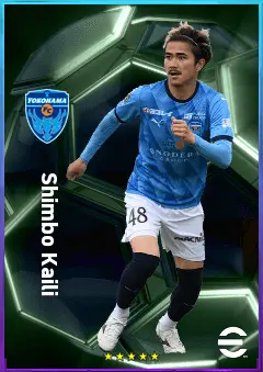Shimbo Kaili eFootball 2026 player card, 76 OVR LB