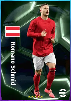 Romano Schmid eFootball 2026 player card, 80 OVR AMF