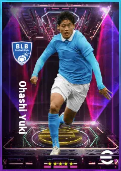 Ohashi Yuki eFootball 2026 player card, 78 OVR CF