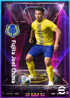 Fujita Joel Chima eFootball 2026 player card, 80 OVR DMF