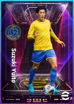 Suzuki Yuito eFootball 2026 player card, 80 OVR SS