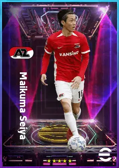 Maikuma Seiya eFootball 2026 player card, 81 OVR RB