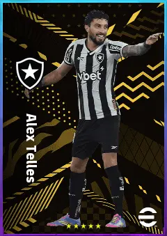 Alex Telles eFootball 2026 player card, 80 OVR LB