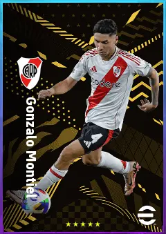 Gonzalo Montiel eFootball 2026 player card, 81 OVR RB