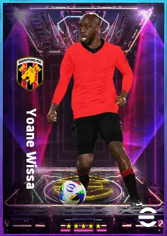 Yoane Wissa eFootball 2026 player card, 82 OVR CF