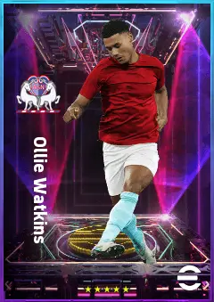 Ollie Watkins eFootball 2026 player card, 82 OVR CF