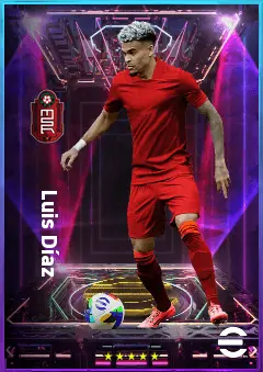 Luis Díaz eFootball 2026 player card, 83 OVR LWF