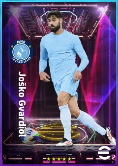 Joško Gvardiol eFootball 2026 player card, 84 OVR CB