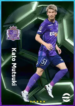 Kato Mutsuki eFootball 2026 player card, 77 OVR SS