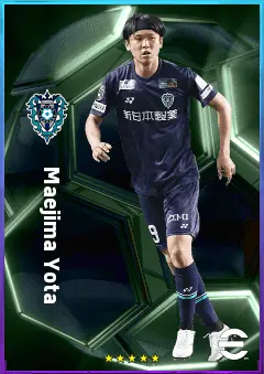 Maejima Yota eFootball 2026 player card, 75 OVR RB