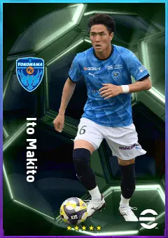 Ito Makito eFootball 2026 player card, 74 OVR CB