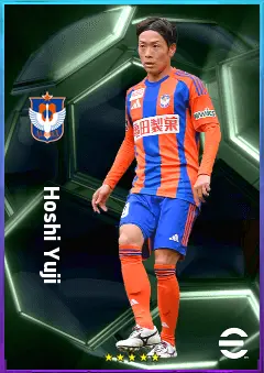 Hoshi Yuji eFootball 2026 player card, 74 OVR CMF