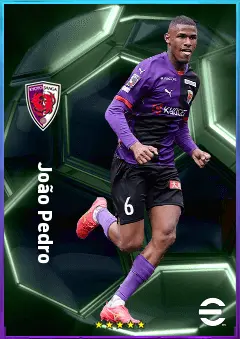 João Pedro eFootball 2026 player card, 77 OVR DMF