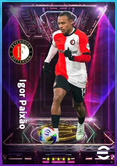 Igor Paixão eFootball 2026 player card, 81 OVR LWF