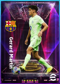Gerard Martín eFootball 2026 player card, 79 OVR LB