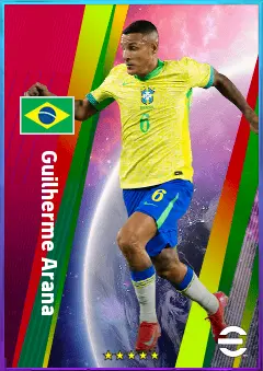 Guilherme Arana eFootball 2026 player card, 81 OVR LB