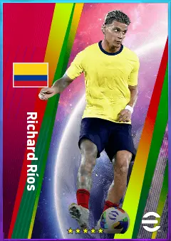 Richard Ríos eFootball 2026 player card, 80 OVR CMF