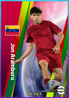 Jon Aramburu eFootball 2026 player card, 80 OVR RB