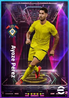 Ayoze Pérez eFootball 2026 player card, 81 OVR CF