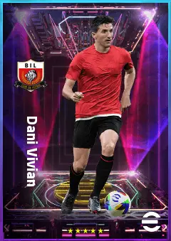 Dani Vivian eFootball 2026 player card, 82 OVR CB