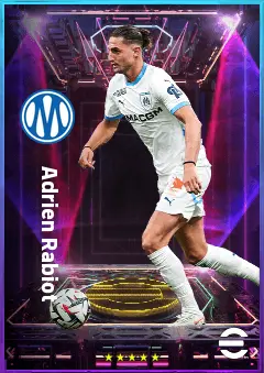 Adrien Rabiot eFootball 2026 player card, 82 OVR CMF