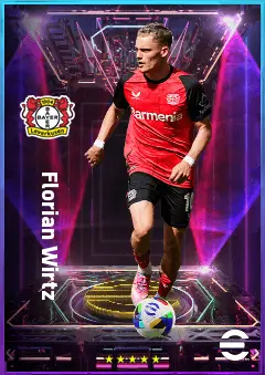Florian Wirtz eFootball 2026 player card, 85 OVR AMF