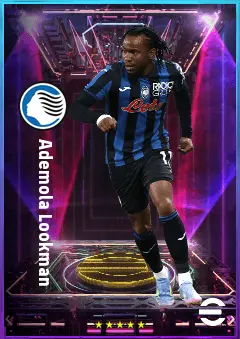 Ademola Lookman eFootball 2026 player card, 82 OVR SS