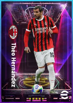 Théo Hernández eFootball 2026 player card, 83 OVR LB