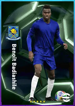 Benoît Badiashile eFootball 2026 player card, 81 OVR CB