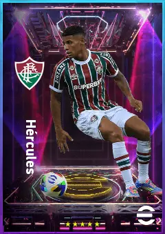 Hércules eFootball 2026 player card, 79 OVR CMF