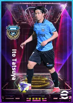 Ito Tatsuya eFootball 2026 player card, 77 OVR LWF