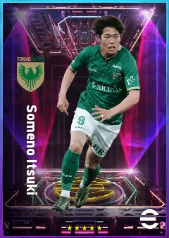 Someno Itsuki eFootball 2026 player card, 77 OVR CF