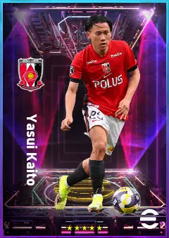 Yasui Kaito eFootball 2026 player card, 78 OVR DMF