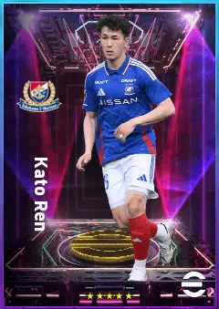 Kato Ren eFootball 2026 player card, 77 OVR LB