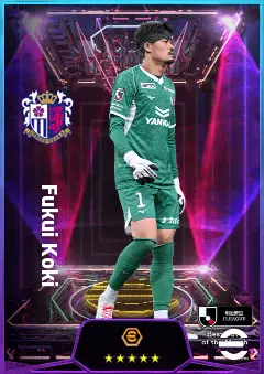 Fukui Koki eFootball 2026 player card, 76 OVR GK