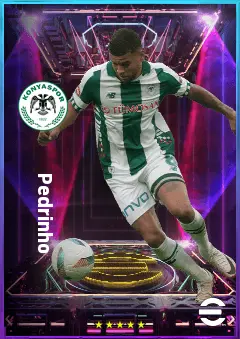 Pedrinho eFootball 2026 player card, 77 OVR LWF