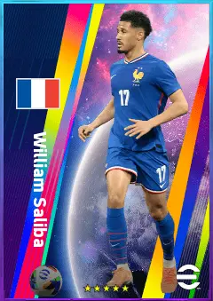 William Saliba eFootball 2026 player card, 84 OVR CB