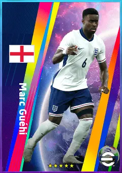 Marc Guéhi eFootball 2026 player card, 83 OVR CB