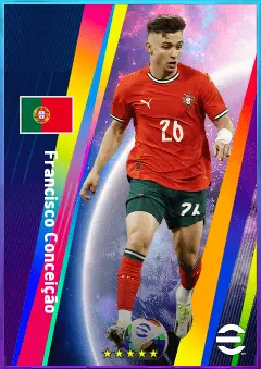 Francisco Conceição eFootball 2026 player card, 81 OVR RMF