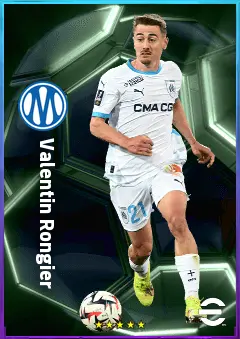 Valentin Rongier eFootball 2026 player card, 80 OVR CMF
