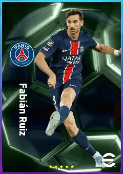 Fabián Ruiz eFootball 2026 player card, 82 OVR CMF