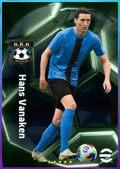 Hans Vanaken eFootball 2026 player card, 81 OVR AMF