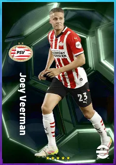 Joey Veerman eFootball 2026 player card, 80 OVR CMF